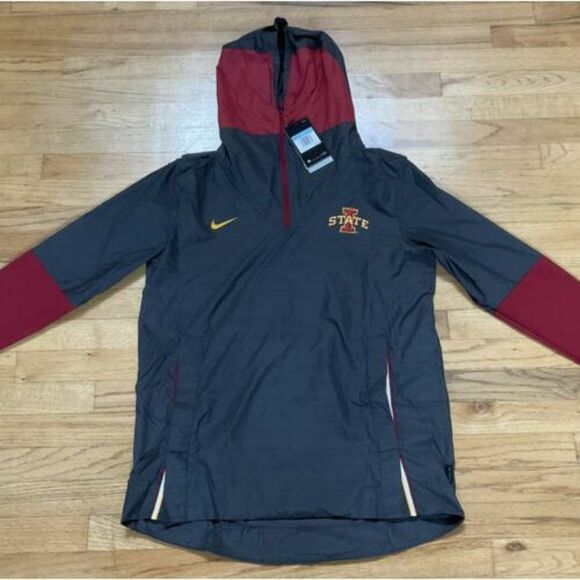 Nike CQ5213-060 Men's Sz Medium On-Field Iowa State Cyclones 1/4 Zip Windbreaker - Picture 5 of 6